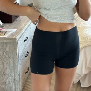 Women's Sleek Black Bike Shorts